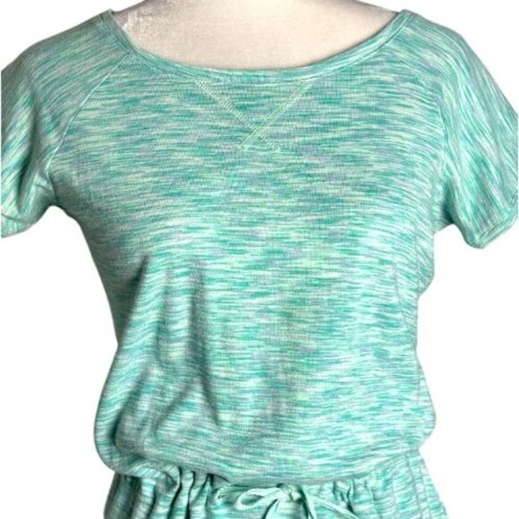 Columbia Green Space-Dye Waist-Tie Short Sleeve Casual Dress Women's Size SM - Picture 3 of 9